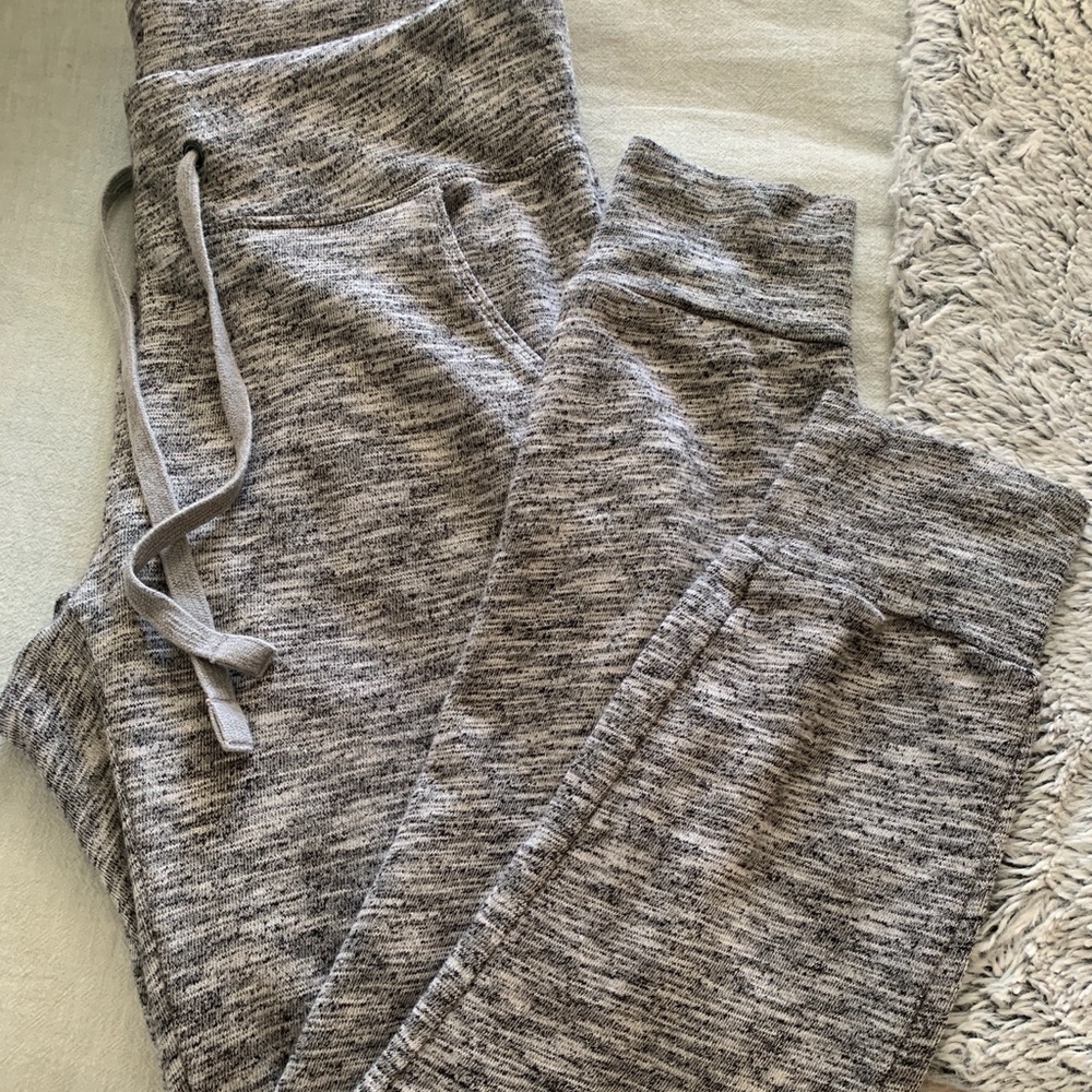 Express Light Heather Grey Joggers